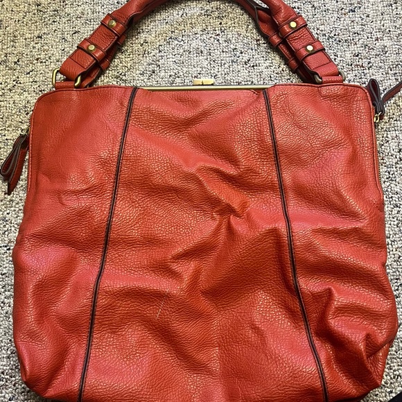 Jessica Simpson burnt orange handbag - Picture 2 of 3